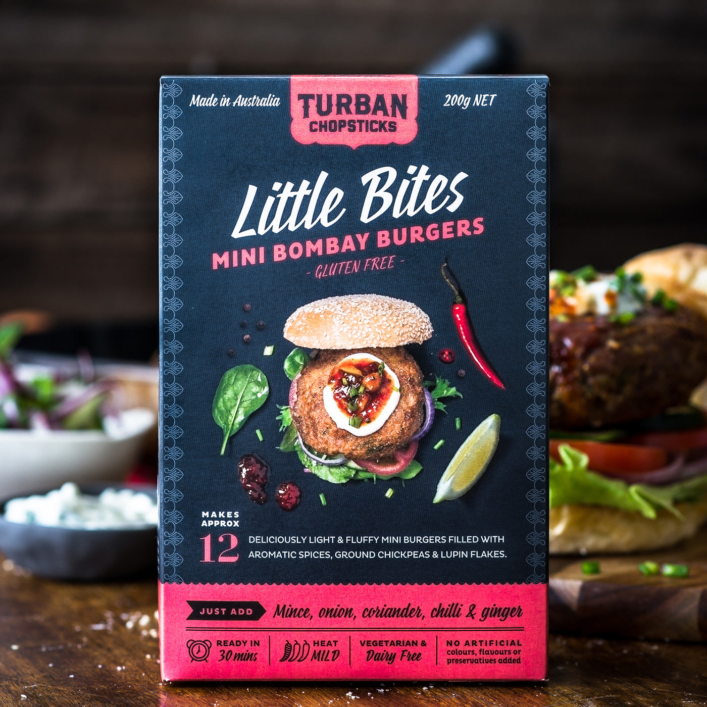 Mini Bombay Burgers