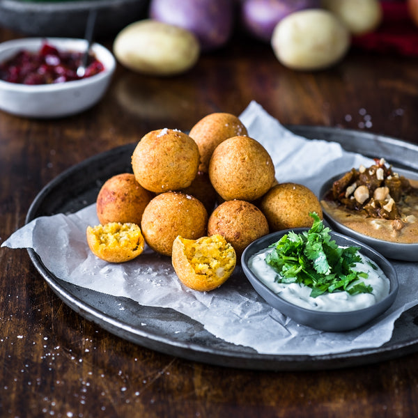 Potato Ricotta Balls TURBAN CHOPSTICKS