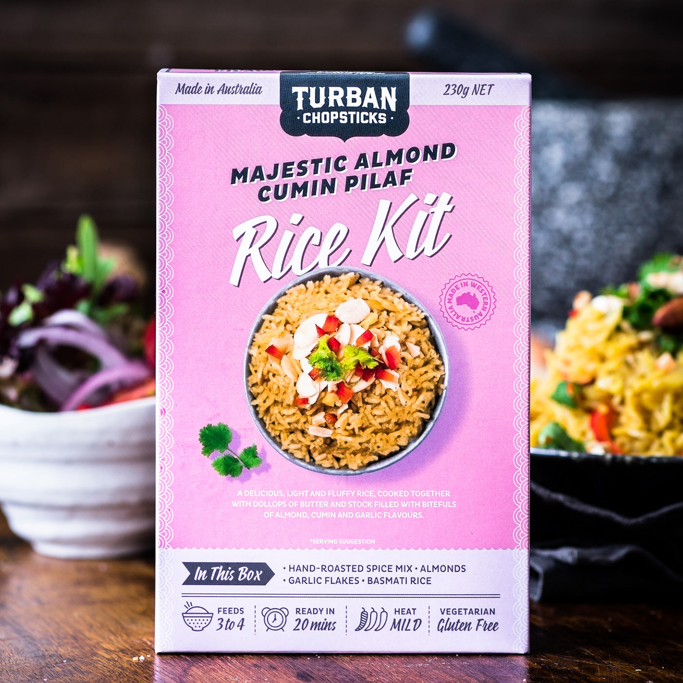 Majestic Almond Cumin Pilaf Rice