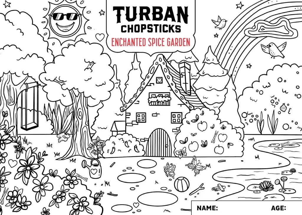 Enchanted Spice Garden Colouring In Competition