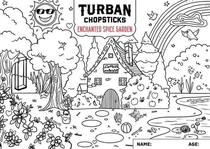 Enchanted Spice Garden Colouring In Competition