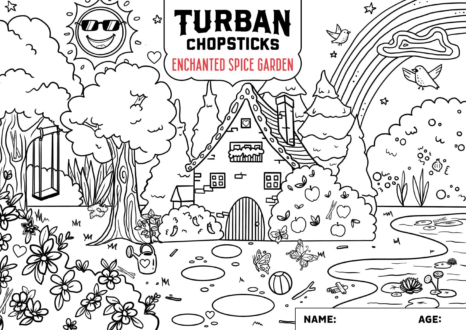 Enchanted Spice Garden Colouring In Competition