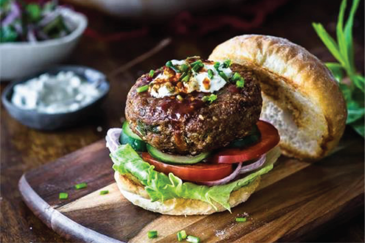 One-Pan Bombay Burgers