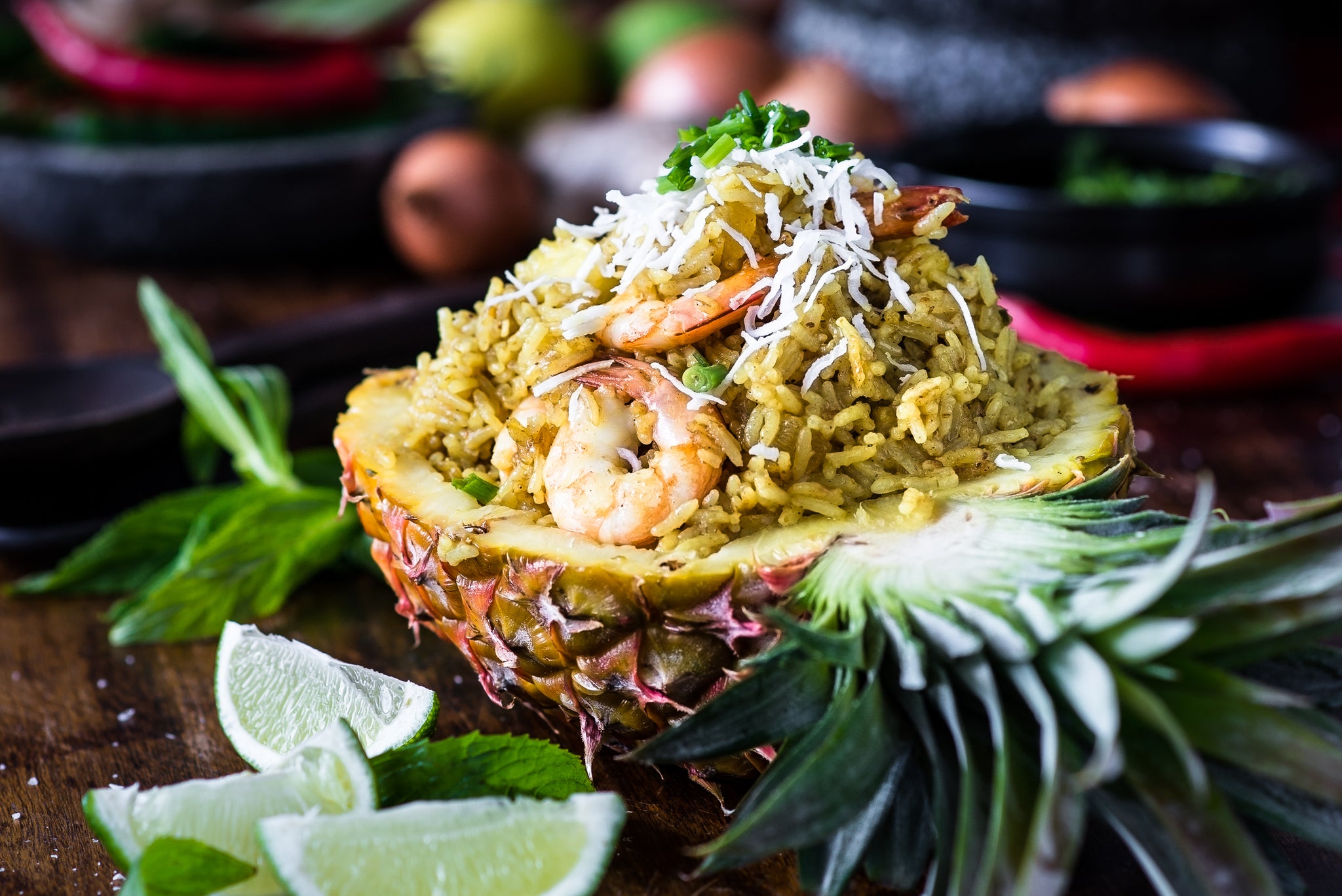 Coconut and Pineapple Rice