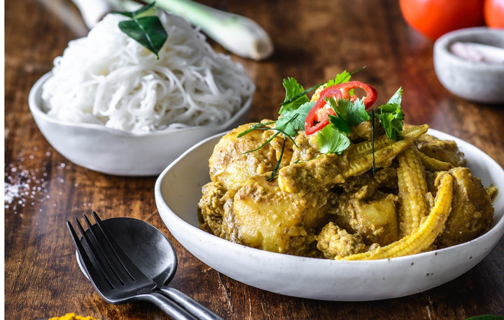 Yellow Potato and Corn Curry