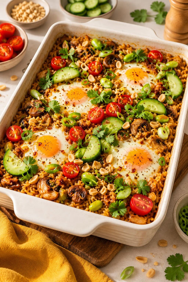 One-Pan Vegetarian Nasi Goreng Traybake