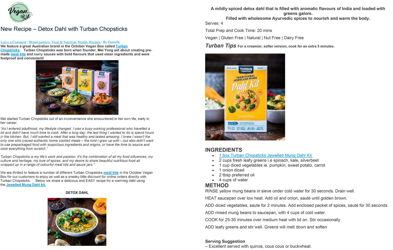 The Vegan Box | Dec 2021