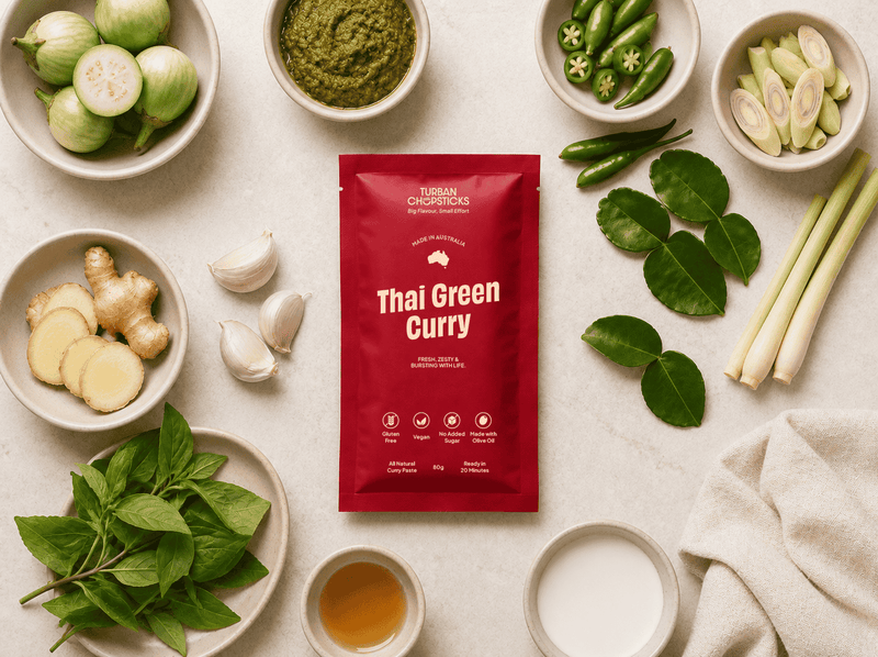 Thai Green Curry Paste Compared: Turban Chopsticks and Ayam