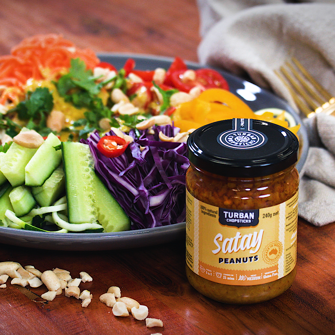 Satay Zoodle Salad