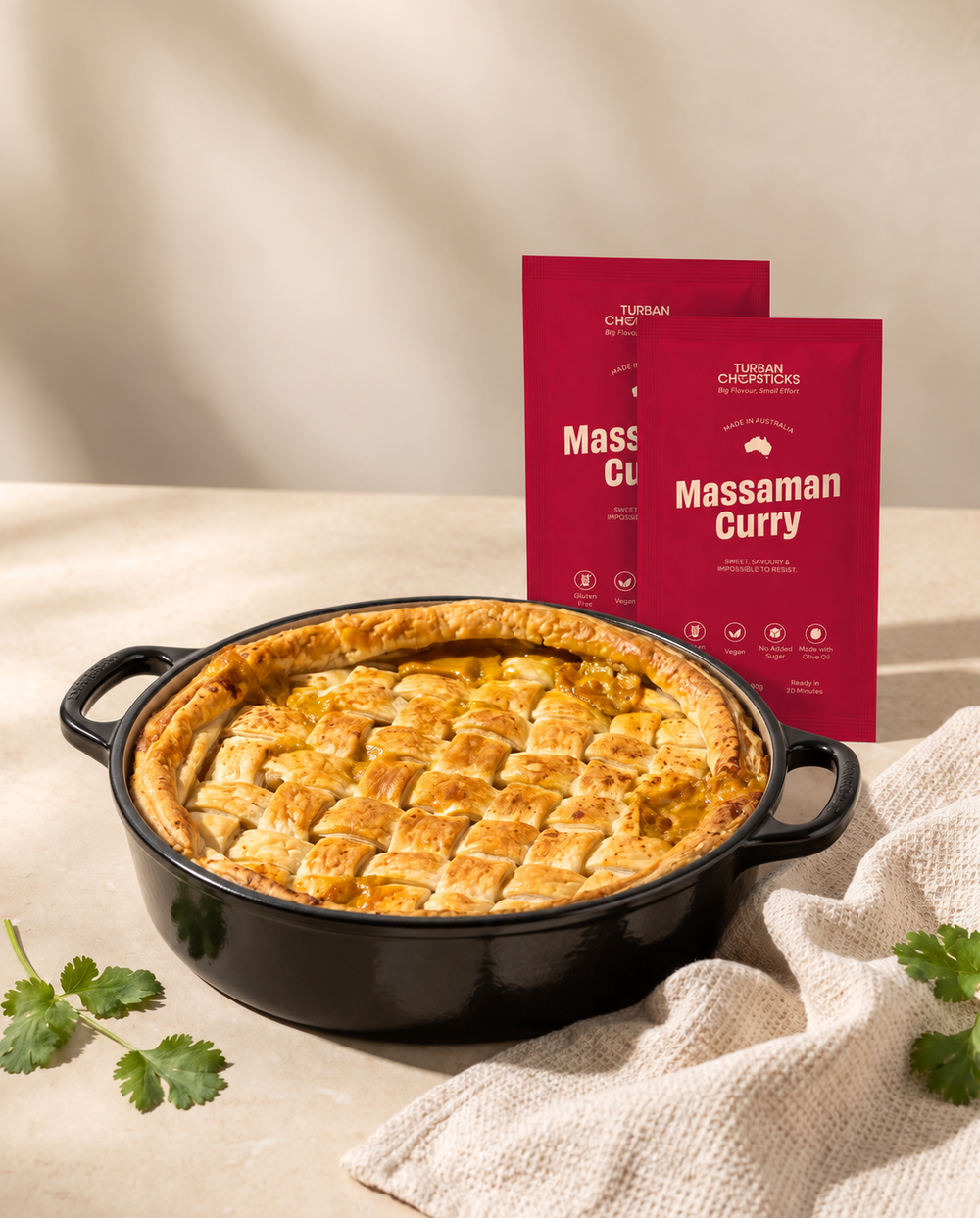 Crispy Massaman Curry Pies